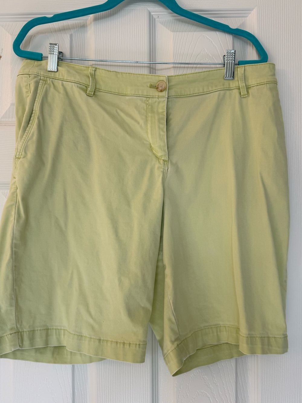 Tommy Bahama Pale Yellow Bermuda Shorts